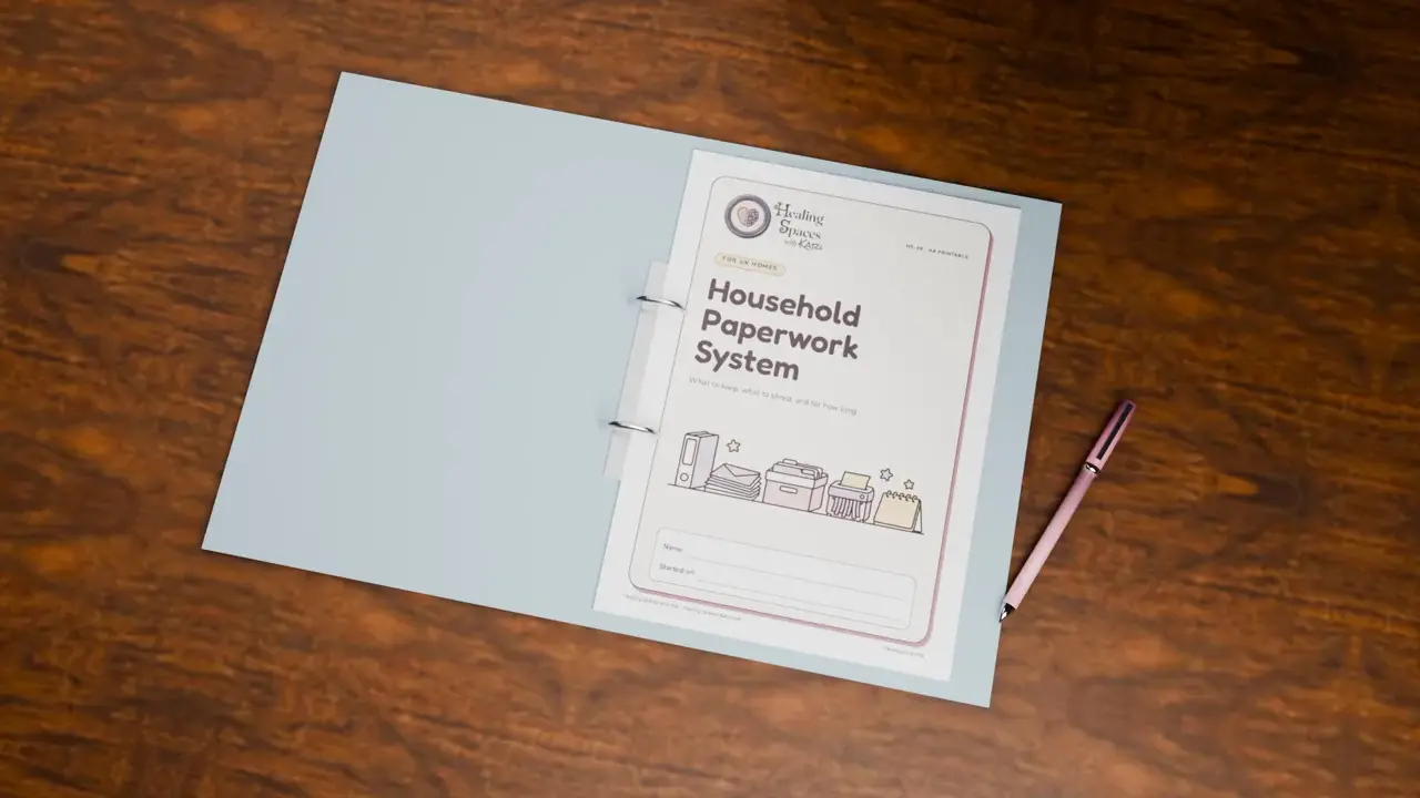 Poster frame for video 1 of Household Paperwork System