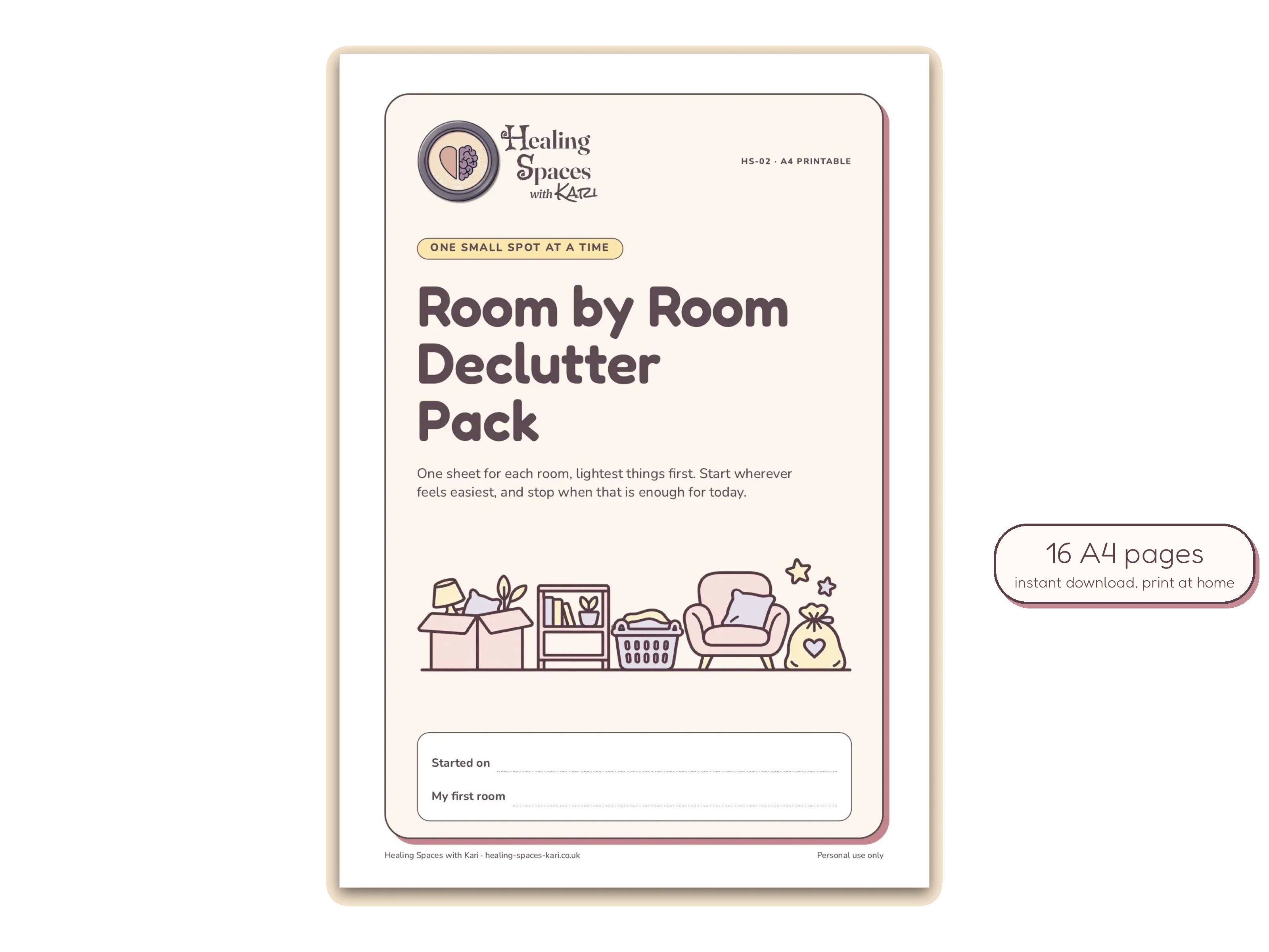 Cover of Room by Room Declutter Pack