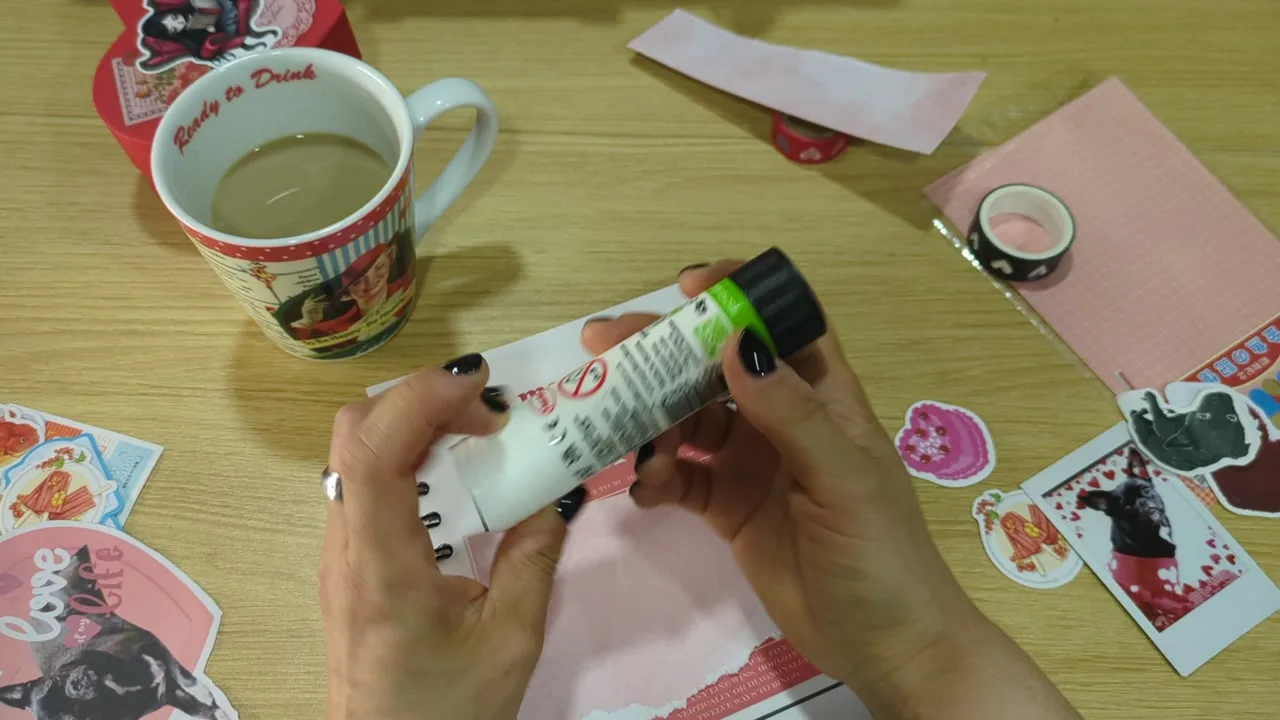 glue, tea, nothing else