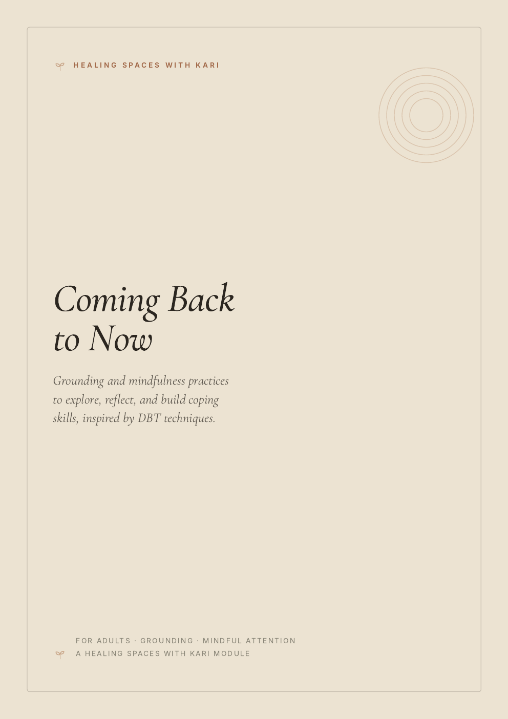 Coming Back to Now cover